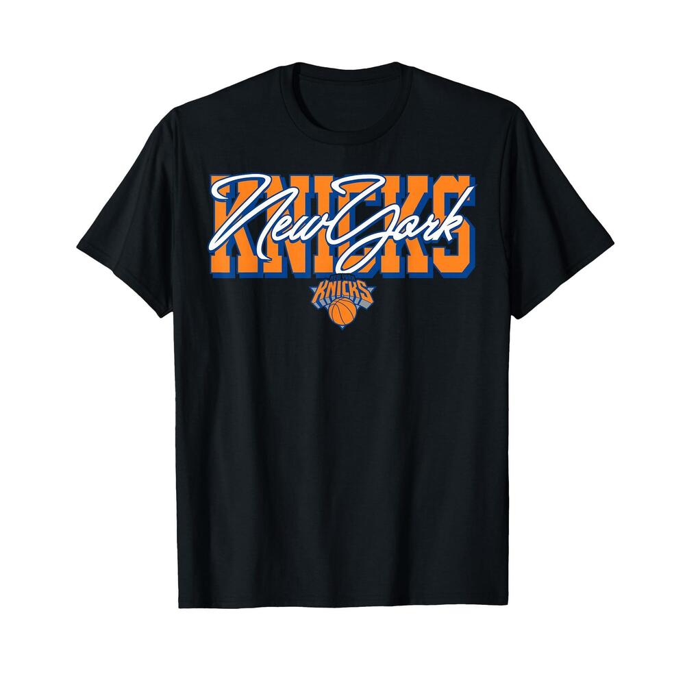 Nba - New York Knicks Blockletter Script T-Shirt